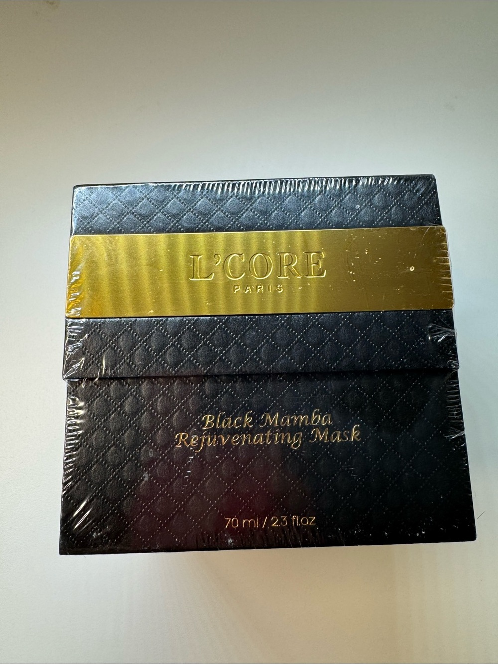 L'CORE Paris Black Mamba Rejuvenating Mask - NIB Sealed in Plastic